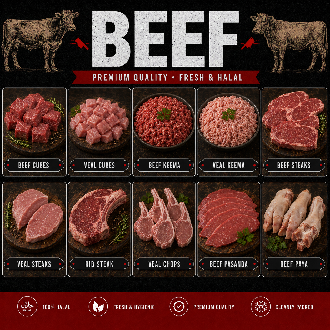 Fresh Halal Beef