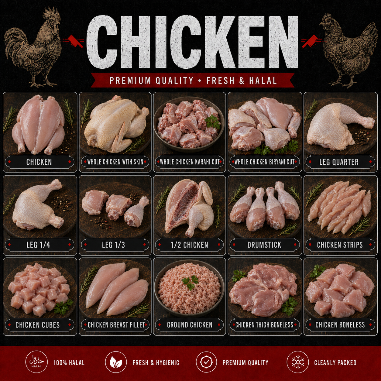 Fresh Halal Chicken